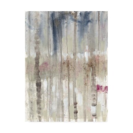 Jennifer Goldberger 'Subtle Birch Line I' Canvas Art,35x47